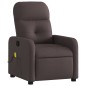 vidaXL Massagesessel Dunkelbraun Stoff vidaXL Massagesessel Dunkelbraun Stoff