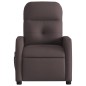vidaXL Massagesessel Dunkelbraun Stoff vidaXL Massagesessel Dunkelbraun Stoff