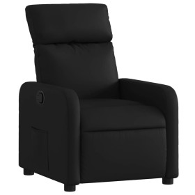 vidaXL Relaxsessel Schwarz Kunstleder