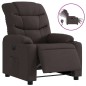 vidaXL Relaxsessel Elektrisch Dunkelbraun Stoff vidaXL Relaxsessel Elektrisch Dunkelbraun Stoff