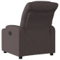 vidaXL Relaxsessel Elektrisch Dunkelbraun Stoff vidaXL Relaxsessel Elektrisch Dunkelbraun Stoff