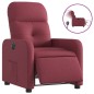 vidaXL Relaxsessel Elektrisch Weinrot Stoff vidaXL Relaxsessel Elektrisch Weinrot Stoff