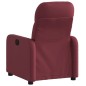 vidaXL Relaxsessel Elektrisch Weinrot Stoff vidaXL Relaxsessel Elektrisch Weinrot Stoff