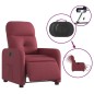 vidaXL Relaxsessel Elektrisch Weinrot Stoff vidaXL Relaxsessel Elektrisch Weinrot Stoff