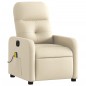 vidaXL Massagesessel Elektrisch Creme Stoff vidaXL Massagesessel Elektrisch Creme Stoff