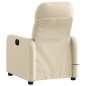 vidaXL Massagesessel Elektrisch Creme Stoff vidaXL Massagesessel Elektrisch Creme Stoff