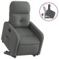 vidaXL Relaxsessel mit Aufstehhilfe Dunkelgrau Stoff vidaXL Relaxsessel mit Aufstehhilfe Dunkelgrau Stoff