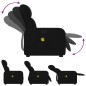 vidaXL Massagesessel mit Aufstehhilfe Schwarz Stoff vidaXL Massagesessel mit Aufstehhilfe Schwarz Stoff