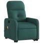vidaXL Massagesessel mit Aufstehhilfe Dunkelgrün Stoff vidaXL Massagesessel mit Aufstehhilfe Dunkelgrün Stoff