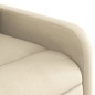 vidaXL Massagesessel mit Aufstehhilfe Creme Stoff vidaXL Massagesessel mit Aufstehhilfe Creme Stoff