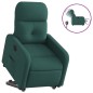 vidaXL Relaxsessel mit Aufstehhilfe Elektrisch Dunkelgrün Stoff vidaXL Relaxsessel mit Aufstehhilfe Elektrisch Dunkelgrün Stoff