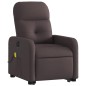 vidaXL Elektrischer Massagesessel mit Aufstehhilfe Dunkelbraun Stoff vidaXL Elektrischer Massagesessel mit Aufstehhilfe Dunkelbraun Stoff