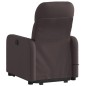 vidaXL Elektrischer Massagesessel mit Aufstehhilfe Dunkelbraun Stoff vidaXL Elektrischer Massagesessel mit Aufstehhilfe Dunkelbraun Stoff