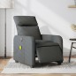 vidaXL Massagesessel Elektrisch Dunkelgrau Stoff vidaXL Massagesessel Elektrisch Dunkelgrau Stoff