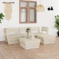 vidaXL 5-tlg. Garten-Paletten-Lounge-Set Imprägniertes Fichtenholz vidaXL 5-tlg. Garten-Paletten-Lounge-Set Imprägniertes Fichtenholz