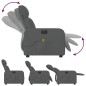 vidaXL Massagesessel Elektrisch Dunkelgrau Stoff vidaXL Massagesessel Elektrisch Dunkelgrau Stoff