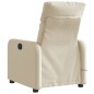 vidaXL Massagesessel Elektrisch Creme Stoff vidaXL Massagesessel Elektrisch Creme Stoff