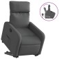 vidaXL Relaxsessel mit Aufstehhilfe Dunkelgrau Stoff vidaXL Relaxsessel mit Aufstehhilfe Dunkelgrau Stoff