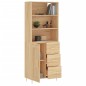 Highboard Sonoma-Eiche 69,5x34x180 cm Holzwerkstoff Highboard Sonoma-Eiche 69,5x34x180 cm Holzwerkstoff