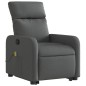 vidaXL Massagesessel mit Aufstehhilfe Dunkelgrau Stoff vidaXL Massagesessel mit Aufstehhilfe Dunkelgrau Stoff