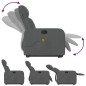 vidaXL Massagesessel mit Aufstehhilfe Dunkelgrau Stoff vidaXL Massagesessel mit Aufstehhilfe Dunkelgrau Stoff