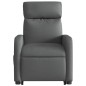 vidaXL Massagesessel mit Aufstehhilfe Dunkelgrau Stoff vidaXL Massagesessel mit Aufstehhilfe Dunkelgrau Stoff