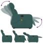 vidaXL Massagesessel mit Aufstehhilfe Dunkelgrün Stoff vidaXL Massagesessel mit Aufstehhilfe Dunkelgrün Stoff