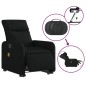 vidaXL Elektrischer Massagesessel mit Aufstehhilfe Schwarz Stoff vidaXL Elektrischer Massagesessel mit Aufstehhilfe Schwarz Stoff