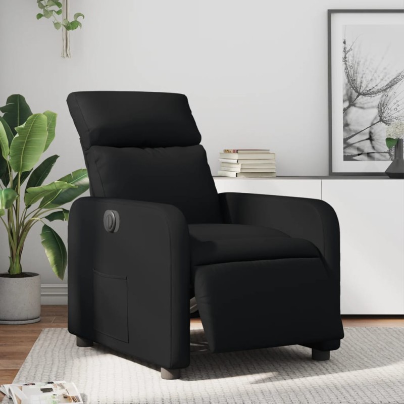vidaXL Relaxsessel Elektrisch Schwarz Kunstleder vidaXL Relaxsessel Elektrisch Schwarz Kunstleder