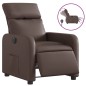 vidaXL Elektrischer Relaxsessel Braun Kunstleder vidaXL Elektrischer Relaxsessel Braun Kunstleder