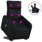 vidaXL Massagesessel mit Aufstehhilfe Schwarz Kunstleder vidaXL Massagesessel mit Aufstehhilfe Schwarz Kunstleder