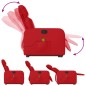 vidaXL Massagesessel mit Aufstehhilfe Rot Kunstleder vidaXL Massagesessel mit Aufstehhilfe Rot Kunstleder