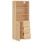 Highboard Sonoma-Eiche 69,5x34x180 cm Holzwerkstoff Highboard Sonoma-Eiche 69,5x34x180 cm Holzwerkstoff