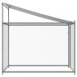 vidaXL Hundezwinger mit Dach und Tür Grau 2x2x2 m Verzinkter Stahl vidaXL Hundezwinger mit Dach und Tür Grau 2x2x2 m Verzinkter Stahl