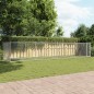vidaXL Hundezwinger mit Tür Grau 8x2x1,5 m Verzinkter Stahl vidaXL Hundezwinger mit Tür Grau 8x2x1,5 m Verzinkter Stahl