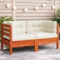 vidaXL Garten-Ecksofa mit Kissen Wachsbraun Massivholz Kiefer vidaXL Garten-Ecksofa mit Kissen Wachsbraun Massivholz Kiefer