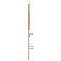 vidaXL Kopfteil 135 cm Massivholz Kiefer