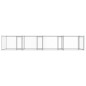 vidaXL Hundezwinger mit Türen Grau 8x2x1,5 m Verzinkter Stahl vidaXL Hundezwinger mit Türen Grau 8x2x1,5 m Verzinkter Stahl