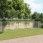 vidaXL Hundezwinger mit Türen Grau 12x2x1,5 m Verzinkter Stahl vidaXL Hundezwinger mit Türen Grau 12x2x1,5 m Verzinkter Stahl