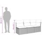 vidaXL Gartensofa mit Kissen 3-Sitzer Beige Poly Rattan vidaXL Gartensofa mit Kissen 3-Sitzer Beige Poly Rattan