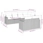 vidaXL 7-tlg. Garten-Sofagarnitur mit Kissen Beige Poly Rattan vidaXL 7-tlg. Garten-Sofagarnitur mit Kissen Beige Poly Rattan