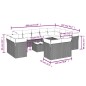vidaXL 13-tlg. Garten-Sofagarnitur mit Kissen Schwarz Poly Rattan vidaXL 13-tlg. Garten-Sofagarnitur mit Kissen Schwarz Poly Rattan