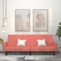 vidaXL Schlafsofa 2-Sitzer Rosa Samt vidaXL Schlafsofa 2-Sitzer Rosa Samt