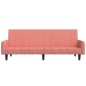 vidaXL Schlafsofa 2-Sitzer Rosa Samt vidaXL Schlafsofa 2-Sitzer Rosa Samt