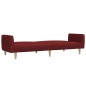 vidaXL Schlafsofa 2-Sitzer Weinrot Stoff vidaXL Schlafsofa 2-Sitzer Weinrot Stoff