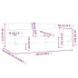 vidaXL Schlafsofa 2-Sitzer Weinrot Stoff vidaXL Schlafsofa 2-Sitzer Weinrot Stoff