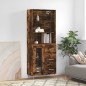 vidaXL Highboard Räuchereiche 69,5x34x180 cm Holzwerkstoff vidaXL Highboard Räuchereiche 69,5x34x180 cm Holzwerkstoff