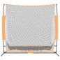 vidaXL Golf-Übungsnetz Schwarz und Orange 215x107x216 cm Polyester vidaXL Golf-Übungsnetz Schwarz und Orange 215x107x216 cm Polyester