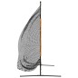 vidaXL Golf-Übungsnetz Schwarz und Orange 215x107x216 cm Polyester vidaXL Golf-Übungsnetz Schwarz und Orange 215x107x216 cm Polyester