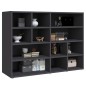 vidaXL Sideboard Grau 97x32x72 cm Holzwerkstoff vidaXL Sideboard Grau 97x32x72 cm Holzwerkstoff